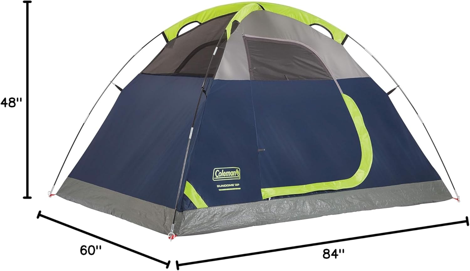 Coleman Sundome Camping Tent with Rainfly, 2/3/4/6 Person Tent Sets Up in 10 Mins, Weatherproof Shelter for Camping, Festivals, Backyard, Sleepovers, & More - Image 11