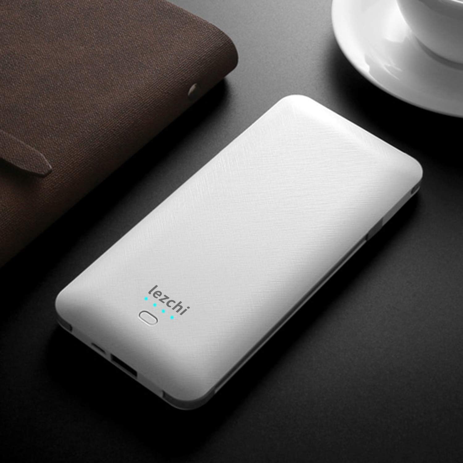 Portable Power Bank, Ultra Slim 10000mAh Portable Charger, USB C External Battery Pack with Built-in AC Plug, Charging Cable, Output Port, Compatible with All Kinds of Cellphones … - Image 6